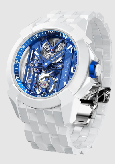 Review Jacob & Co epic x ceramic BLUE (BRACELET) EX115.95.AI.AA.A95AA Replica watch
